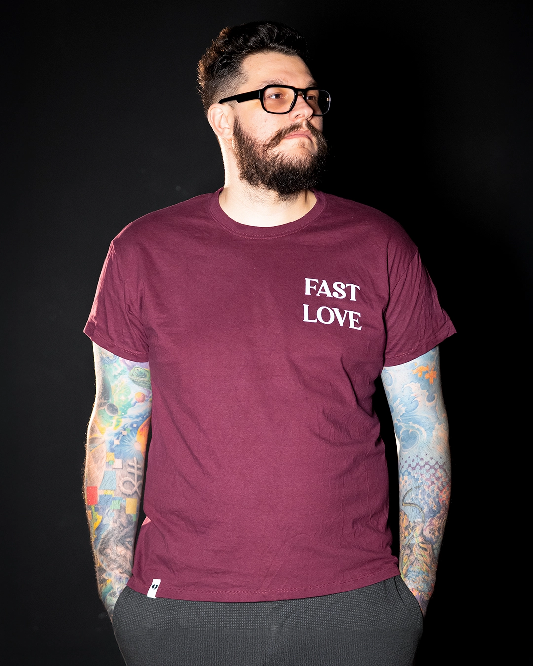 Fast Love T Shirt Valentines Red merchandise