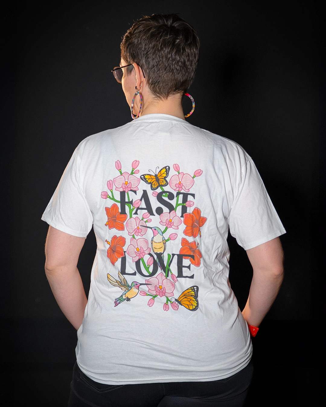 Fast Love T Shirt Valentines White merchandise